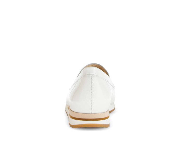Gabor Damen  Slipper Weiß - Lackleder