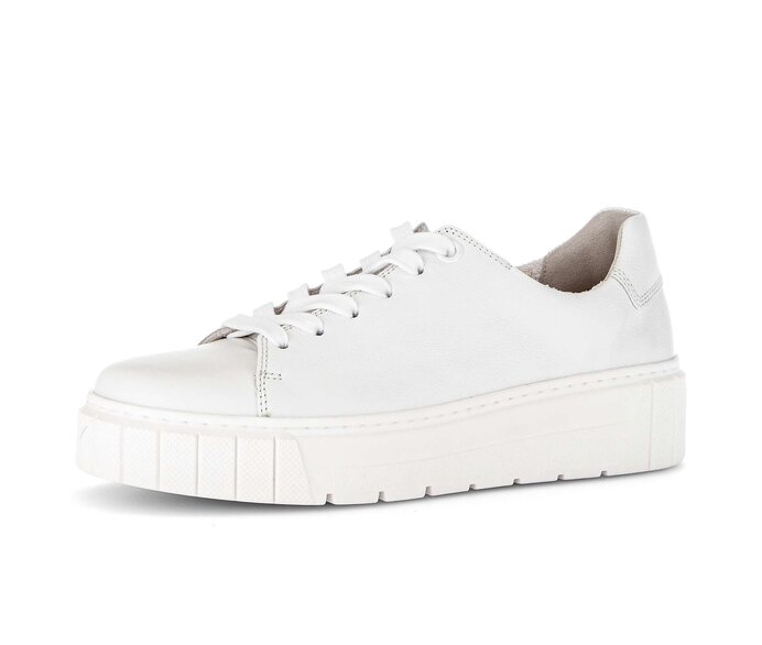 Gabor Damen  Sneaker Low Weiß - Glattleder