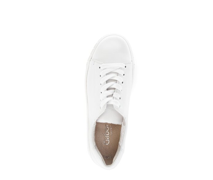 Gabor Damen  Sneaker Low Weiß - Glattleder