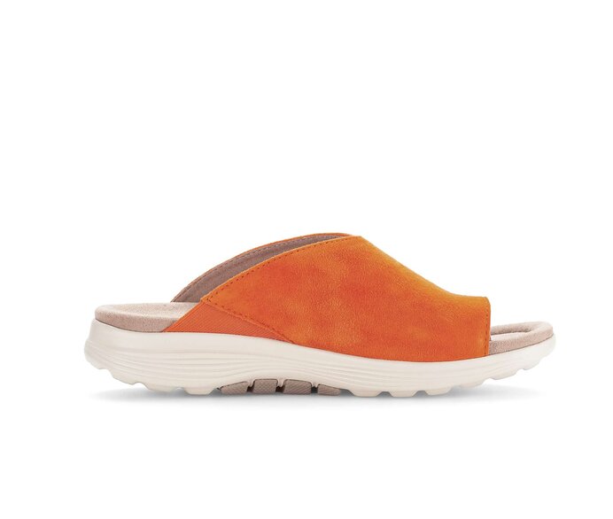 Gabor Damen  Zehentrenner Orange - Rauleder