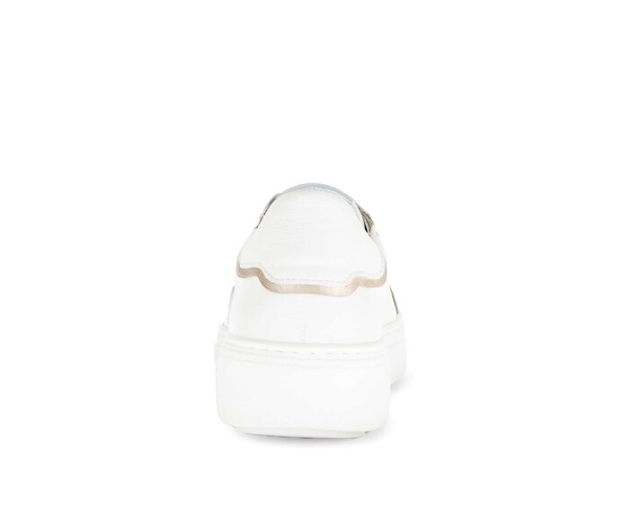 Gabor Damen  Sneaker Low Creme - Materialmix Leder