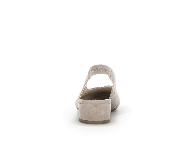 Gabor Damen  Slingpumps Beige - Rauleder
