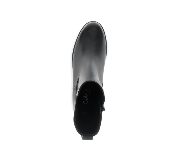 Gabor Damen  Chelsea Boot Schwarz - Glattleder