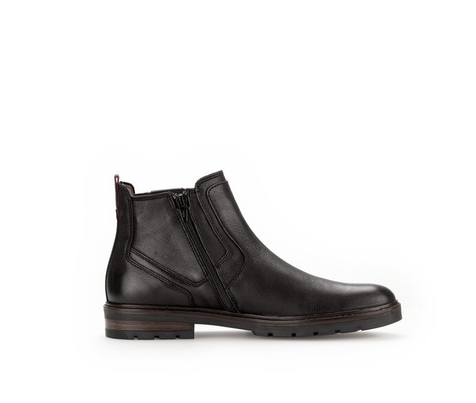 Pius Gabor Herren Chelsea Boot Grau - Glattleder