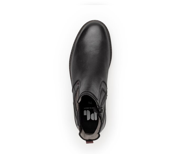 Pius Gabor Herren Chelsea Boot Grau - Glattleder