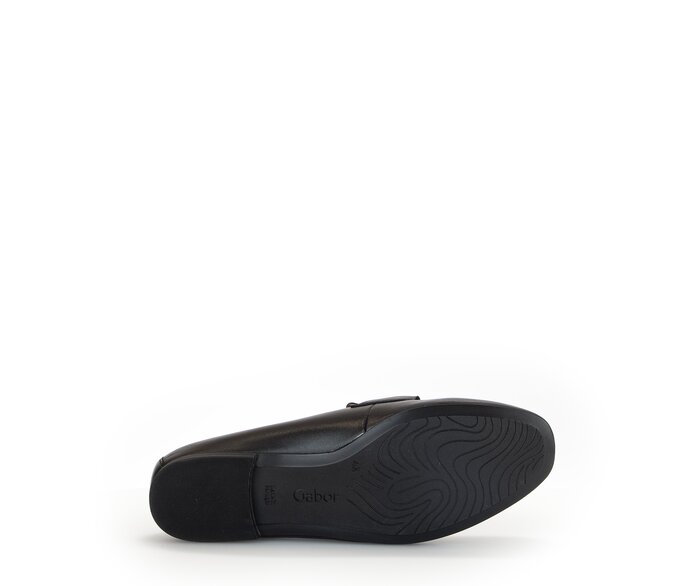 Gabor Damen  Slipper Schwarz - Glattleder