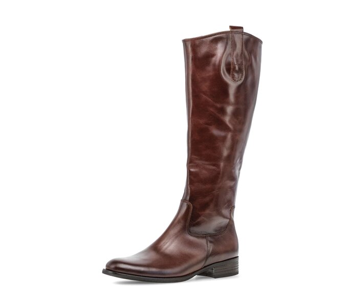 Gabor Damen  Eleganter Stiefel Braun - Glattleder