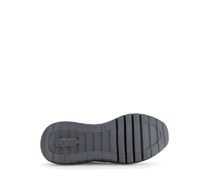 Gabor Damen  Sneaker Low Grau - Materialmix Leder/Lederimitat