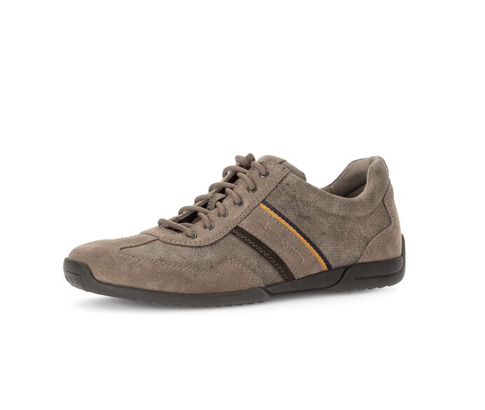 Pius Gabor Herren Sneaker Low Braun - Materialmix Leder/Lederimitat