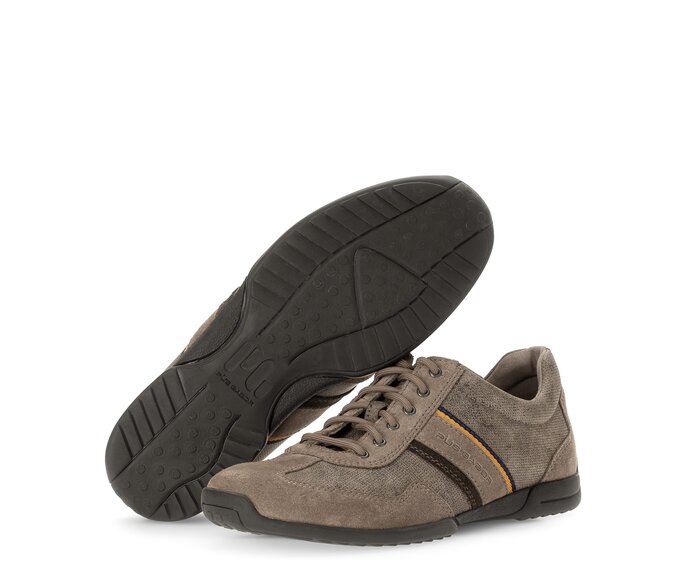 Pius Gabor Herren Sneaker Low Braun - Materialmix Leder/Lederimitat