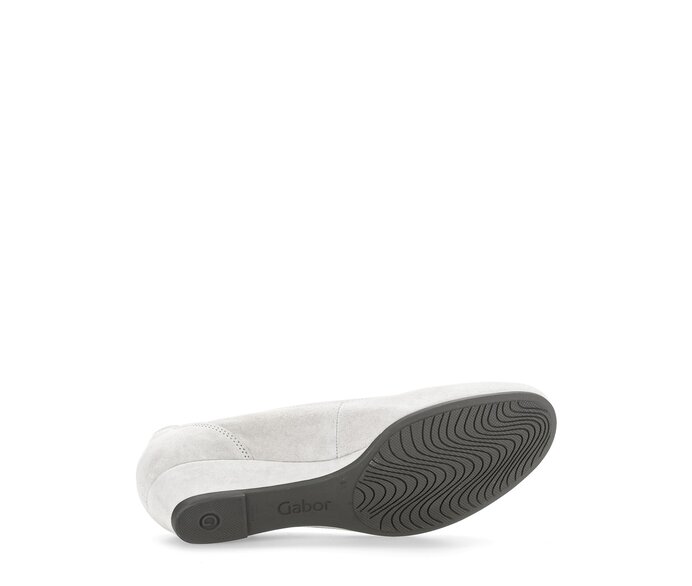 Gabor Damen  Keilpumps Grau - Rauleder
