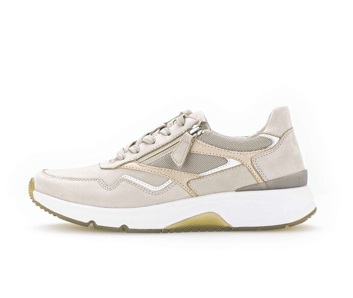 Gabor Damen Sneaker Low Beige - Rauleder