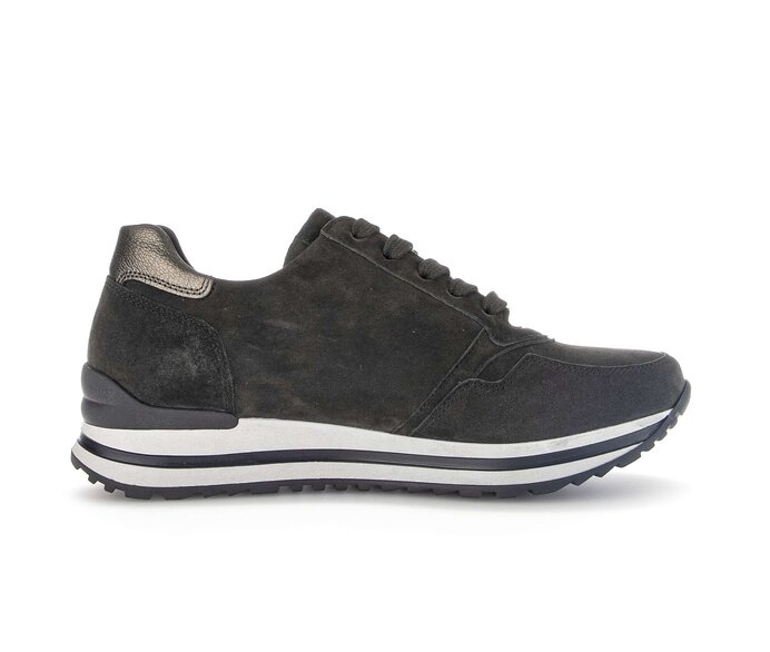 Gabor Damen  Sneaker Low Grün - Rauleder