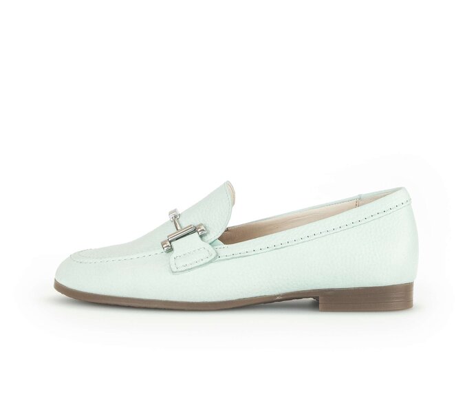 Gabor Damen Slipper Grün - Glattleder