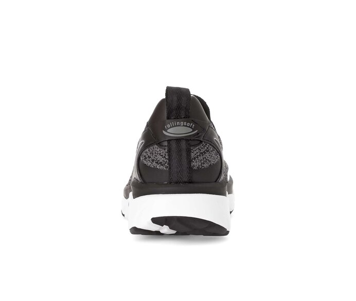 Gabor Damen  Sneaker Low Schwarz - Materialmix Leder/Lederimitat