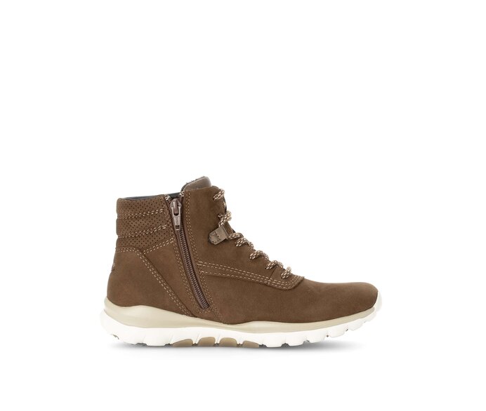 Gabor Damen  Sportliche Stiefelette Braun - Rauleder
