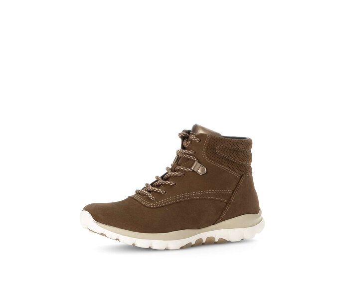 Gabor Damen  Sportliche Stiefelette Braun - Rauleder