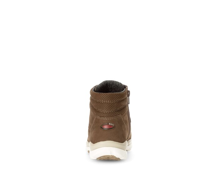 Gabor Damen  Sportliche Stiefelette Braun - Rauleder