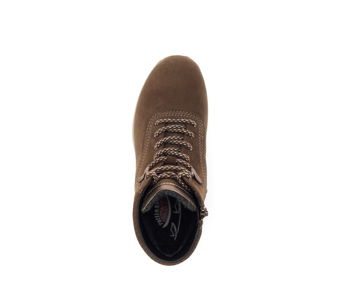 Gabor Damen  Sportliche Stiefelette Braun - Rauleder