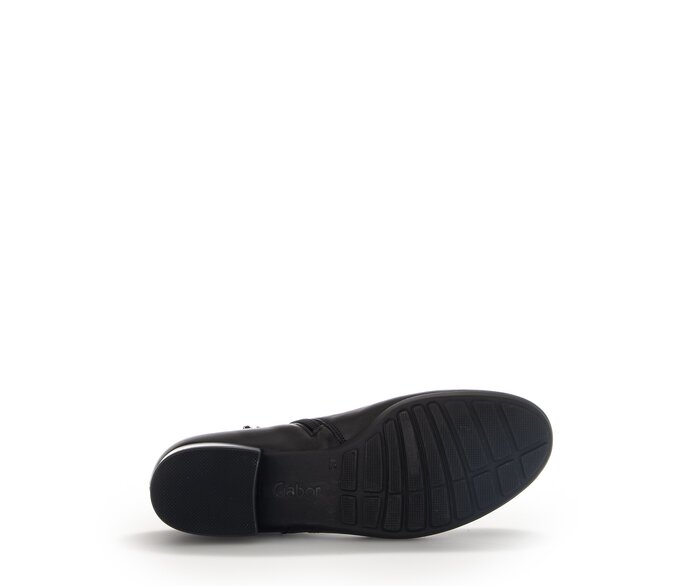 Gabor Damen  Elegante Stiefelette Schwarz - Glattleder