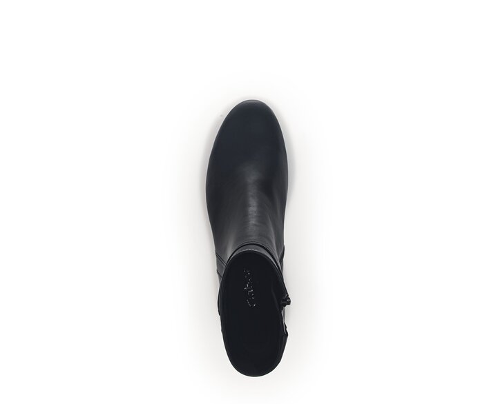 Gabor Damen  Elegante Stiefelette Schwarz - Glattleder