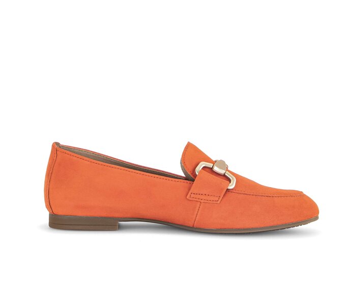 Gabor Damen  Slipper Orange - Rauleder