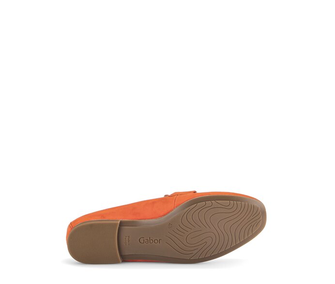Gabor Damen  Slipper Orange - Rauleder