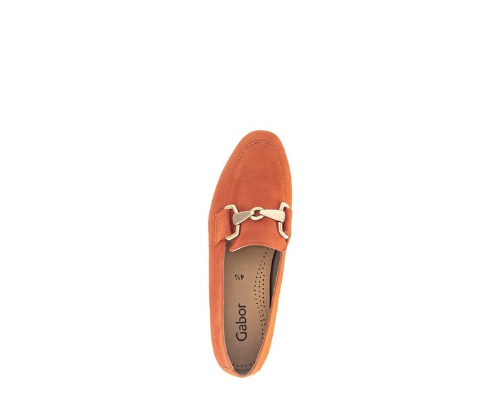 Gabor Damen  Slipper Orange - Rauleder