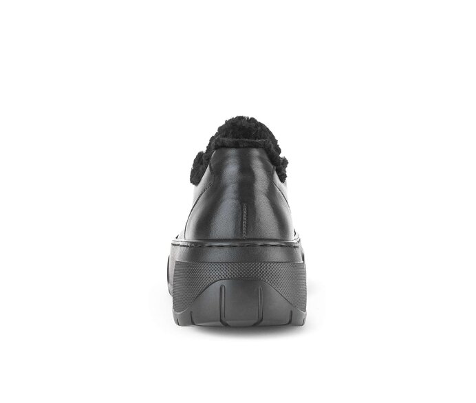 Gabor Damen  Sneaker Low Schwarz - Materialmix Leder/Lederimitat