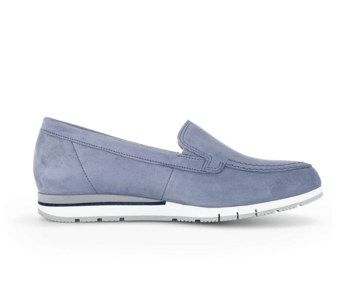 Gabor Damen  Slipper Blau - Rauleder