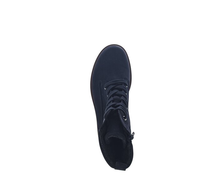 Gabor Damen  Schnürstiefelette Blau - Rauleder