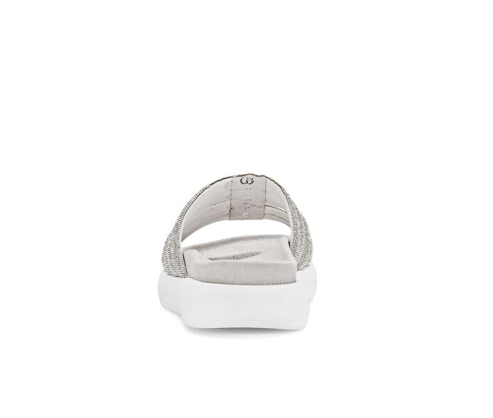 Gabor Damen  Pantolette Silber - Lederimitat