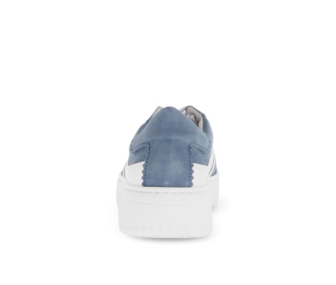 Gabor Damen  Sneaker Low Blau - Materialmix Leder
