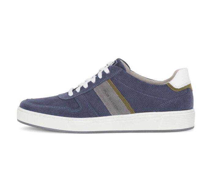 Pius Gabor Herren Sneaker Low Blau - Rauleder