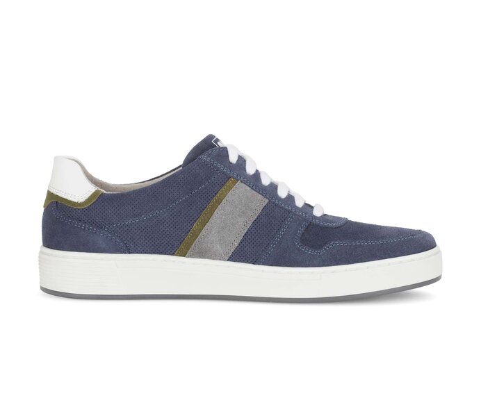 Pius Gabor Herren Sneaker Low Blau - Rauleder
