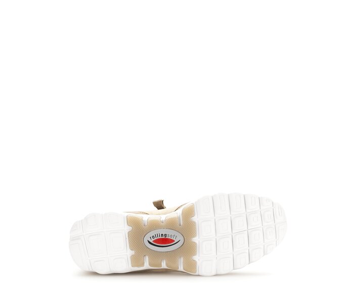 Gabor Damen  Sneaker Low Beige - Materialmix Leder