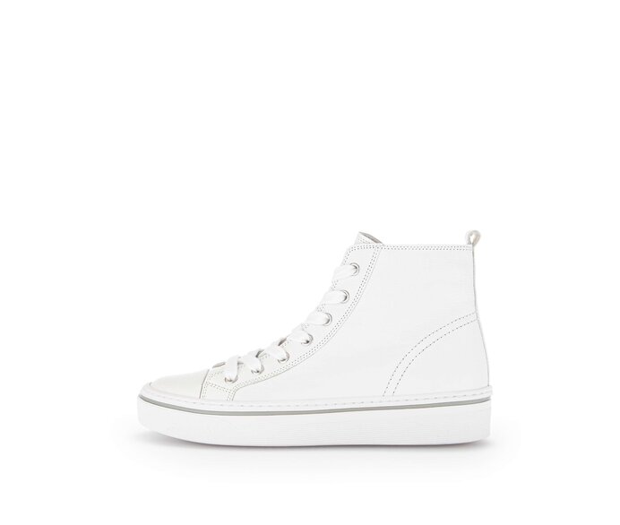 Gabor Damen Sneaker High Weiß - Glattleder