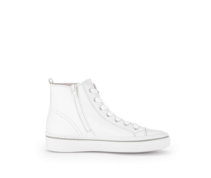Gabor Damen  Sneaker High Weiß - Glattleder