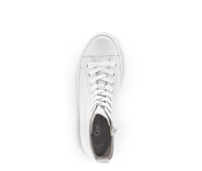 Gabor Damen  Sneaker High Weiß - Glattleder