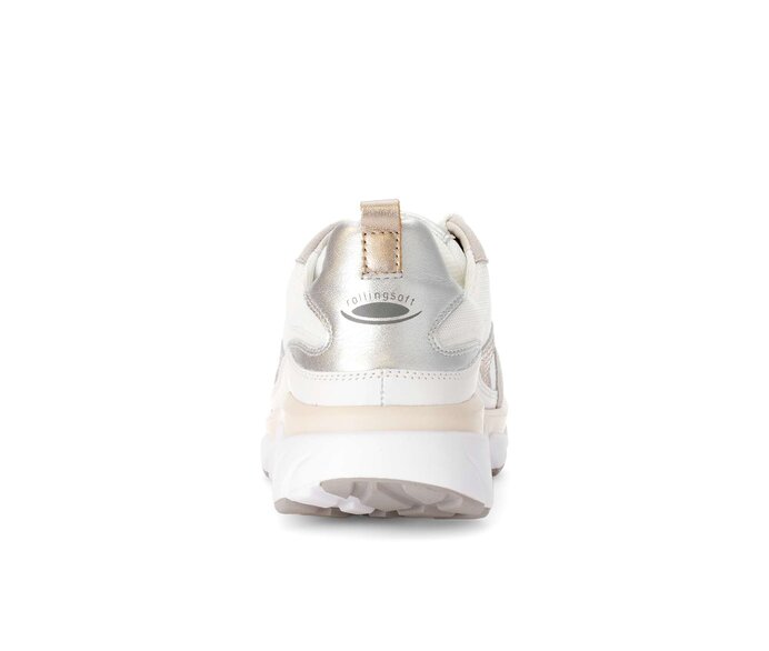 Gabor Damen  Sneaker Low Weiß - Materialmix Leder/Lederimitat