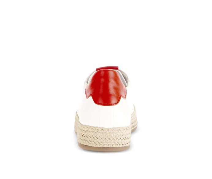 Gabor Damen  Sneaker Low Creme - Materialmix Leder
