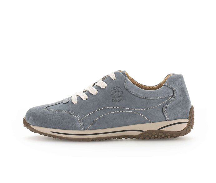 Gabor Damen Sneaker Low Grau - Rauleder
