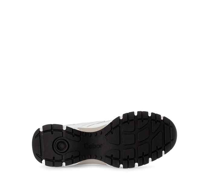 Gabor Damen  Sneaker Low Weiß - Materialmix Leder/Lederimitat