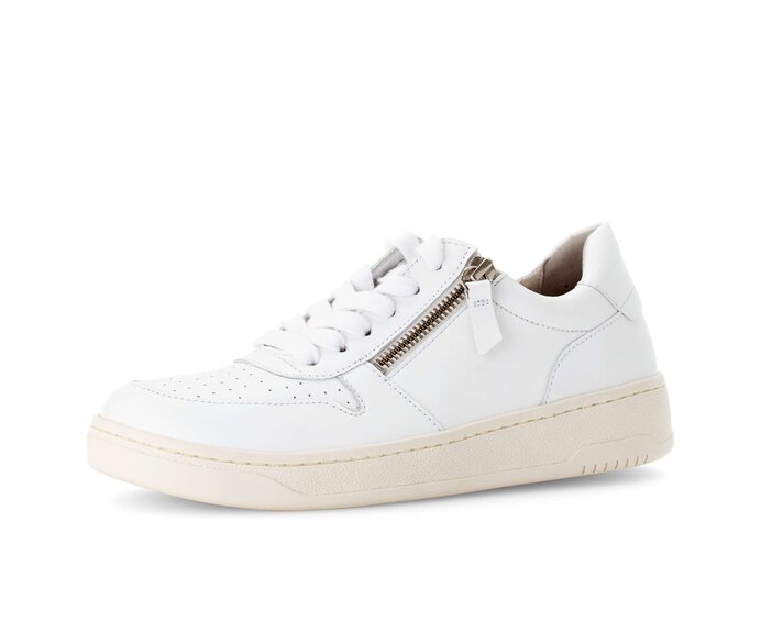 Gabor Damen  Sneaker Low Weiß - Glattleder