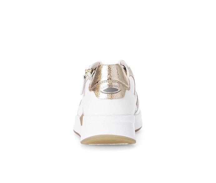 Gabor Damen  Sneaker Low Weiß - Materialmix Leder