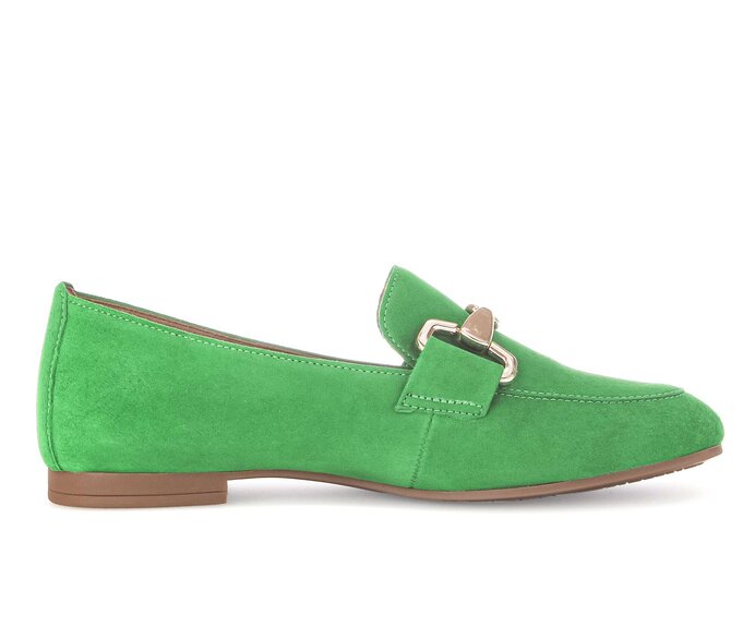 Gabor Damen  Slipper Grün - Rauleder