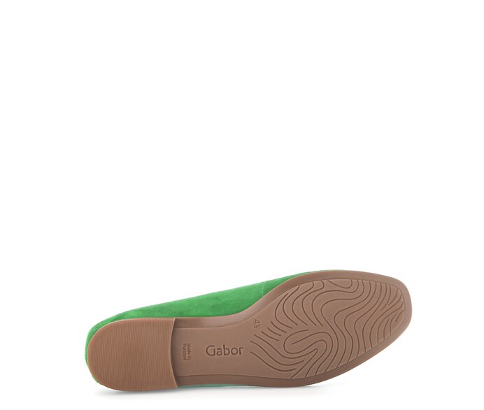 Gabor Damen  Slipper Grün - Rauleder