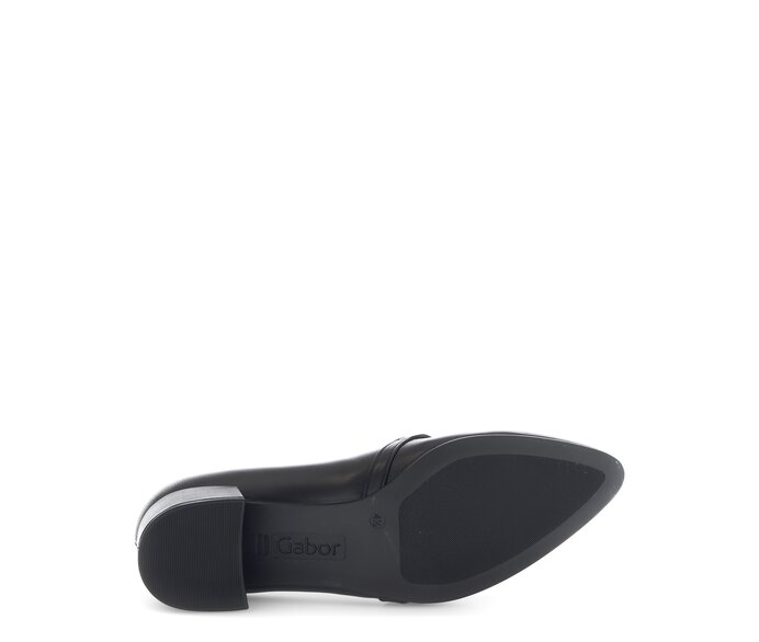 Gabor Damen  Spangenpumps Schwarz - Glattleder