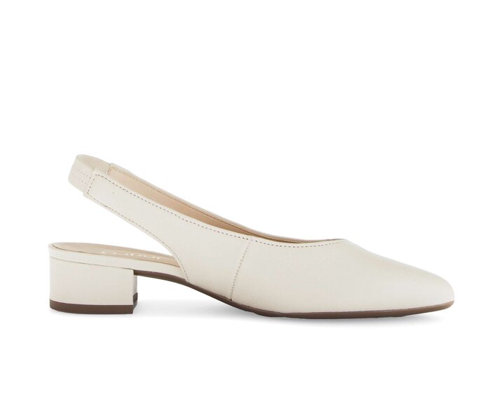 Gabor Damen  Slingpumps Beige - Glattleder