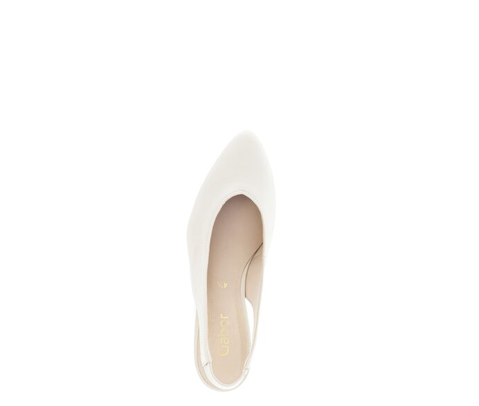 Gabor Damen  Slingpumps Beige - Glattleder